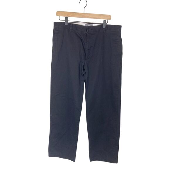 Docker's Men's Black Old Money 38x30L  Utility Khaki Classic Pants - Picture 1 of 4